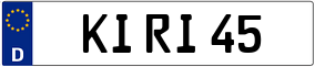 Truck License Plate